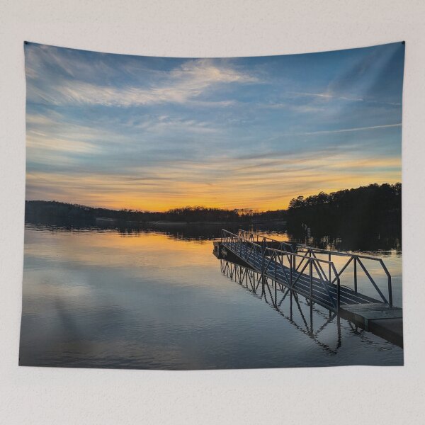 Item preview, Sunset at Lake Lanier Boat Dock designed and sold by Craig Kauzmann.