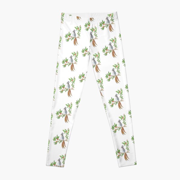 Birdy on granat tree Leggings