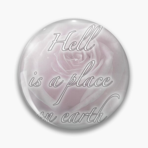 Item preview, hell is a place on earth rose background designed and sold by cupcakefemcel.