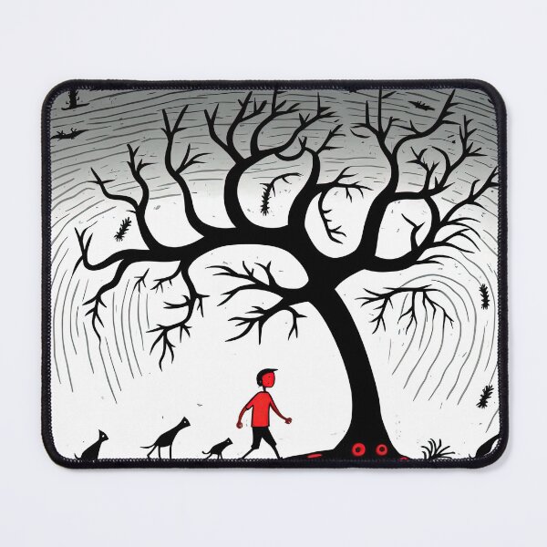 Item preview, a bad omen tree warli painting designed and sold by artyficial-.