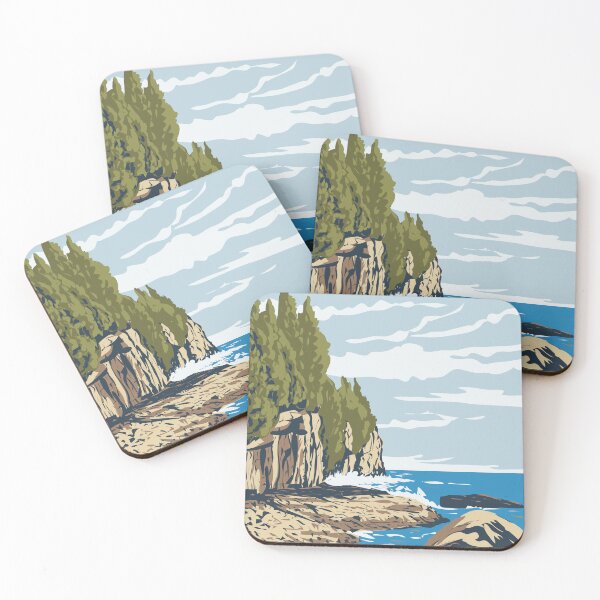 Item preview, Bruce Peninsula National Park Canada WPA Poster Art designed and sold by patrimonio.