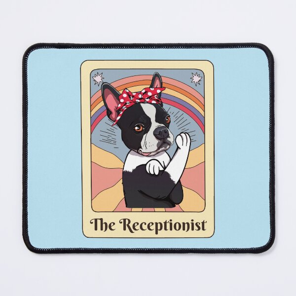 Item preview, Vet Receptionist Appreciation Veterinary Receptionist Dog Tarot designed and sold by MrEddie10.