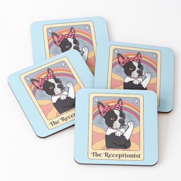 Item preview, Vet Receptionist Appreciation Veterinary Receptionist Dog Tarot designed and sold by MrEddie10.