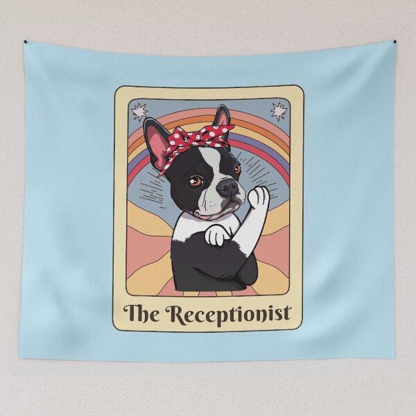 Item preview, Vet Receptionist Appreciation Veterinary Receptionist Dog Tarot designed and sold by MrEddie10.