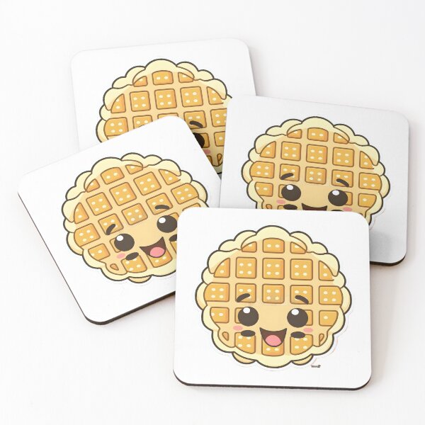 Item preview, kawaii cute waffle designed and sold by R.L cases and stickers.