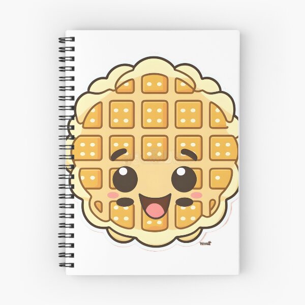 Aperçu de l'œuvre gaufre mignonne kawaii créée et vendue par R.L cases and stickers.