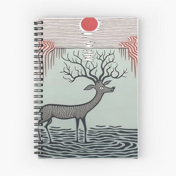 Item preview, antilope in dangerous water warli designed and sold by artyficial-.