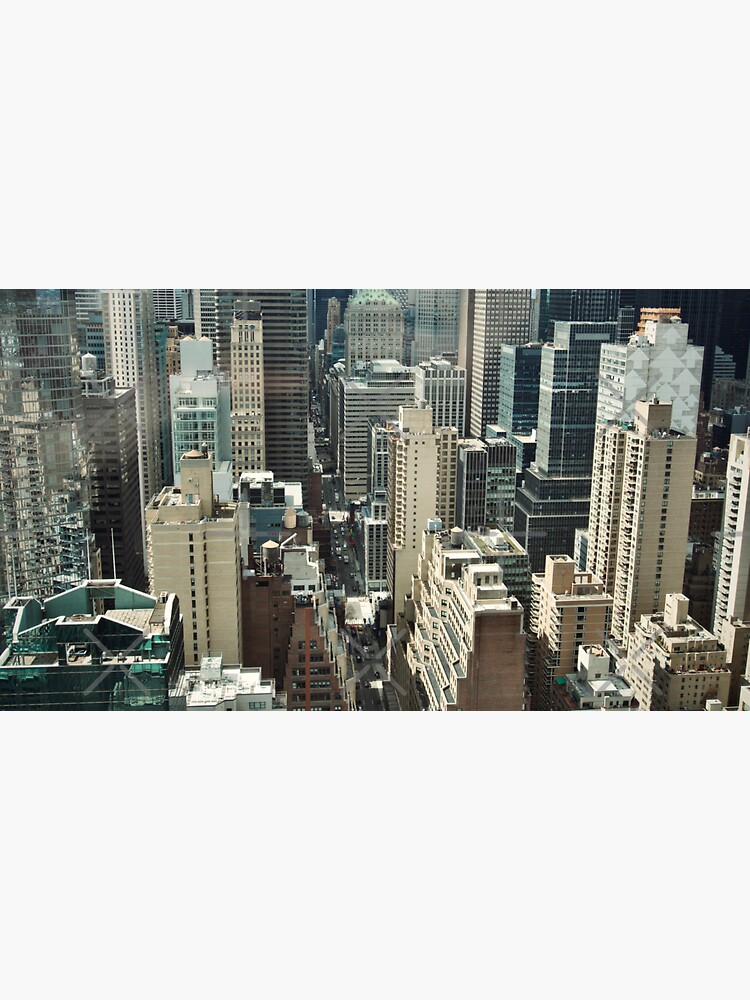 Thumbnail 3 of 3, Sticker, NYC NEW YORK MANHATTAN SKYLINE BUILDINGS CHRYSLER EMPIRE designed and sold by teruyalab.