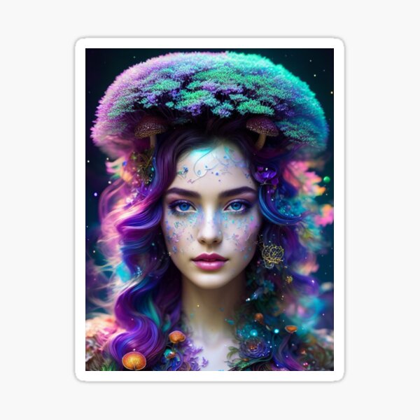 Psychedelic Mother Nature #51 Part of the Psychedelic Mother Nature Collection Sticker