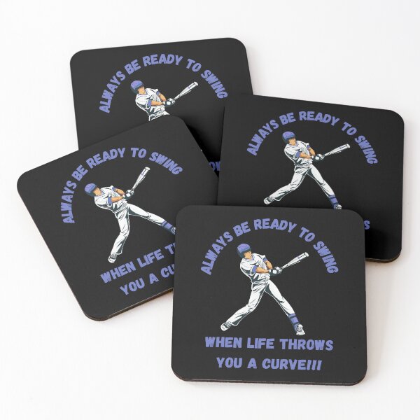 Item preview, Always be ready to swing when life throws you a curve designed and sold by Comfortingtees.