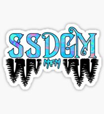 SSDGM MFM Ästhetische Typografie Sticker