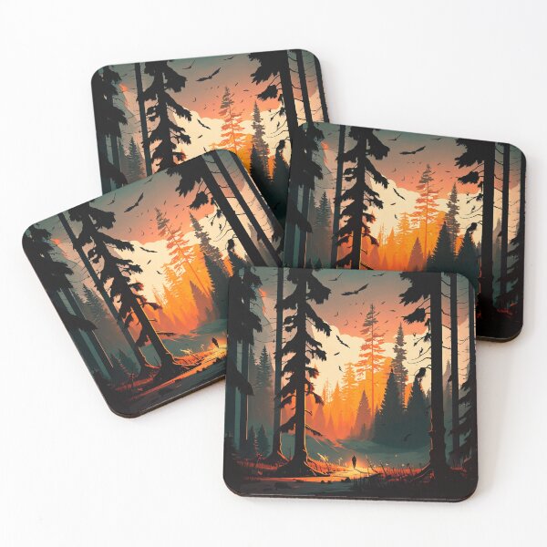 Item preview, A Man Walking In a Forest designed and sold by L'art Designs.