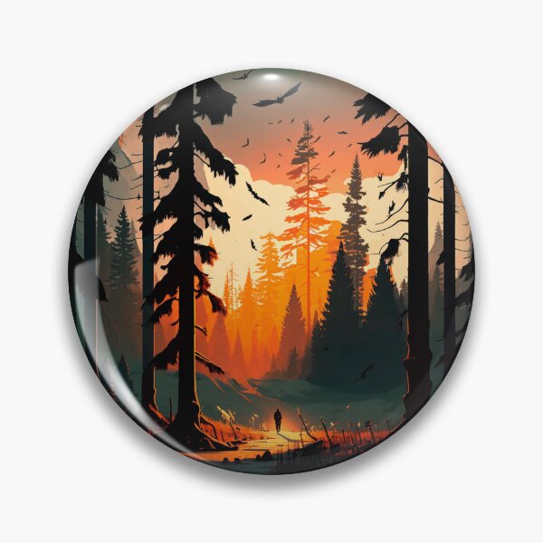 Item preview, A Man Walking In a Forest designed and sold by L'art Designs.