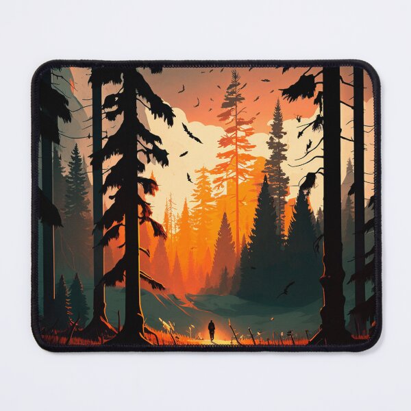 Item preview, A Man Walking In a Forest designed and sold by L'art Designs.