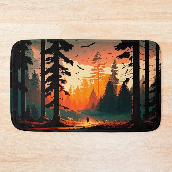 Item preview, A Man Walking In a Forest designed and sold by L'art Designs.