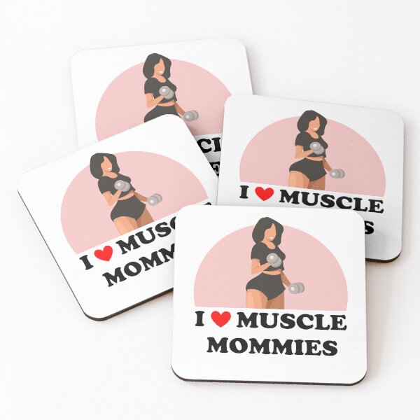 Item preview, I Love Muscle Mommies | I Love Hot Moms | I Love MILFs | Hot Mom designed and sold by Furia LGBTQ+ Accessories.
