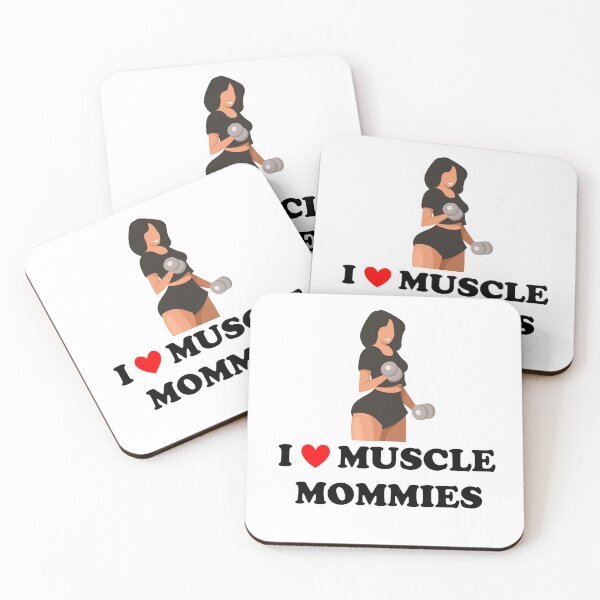 Item preview, I Love Muscle Mommies | I Love Hot Moms | I Love MILFs | Hot Mom designed and sold by Furia LGBTQ+ Accessories.
