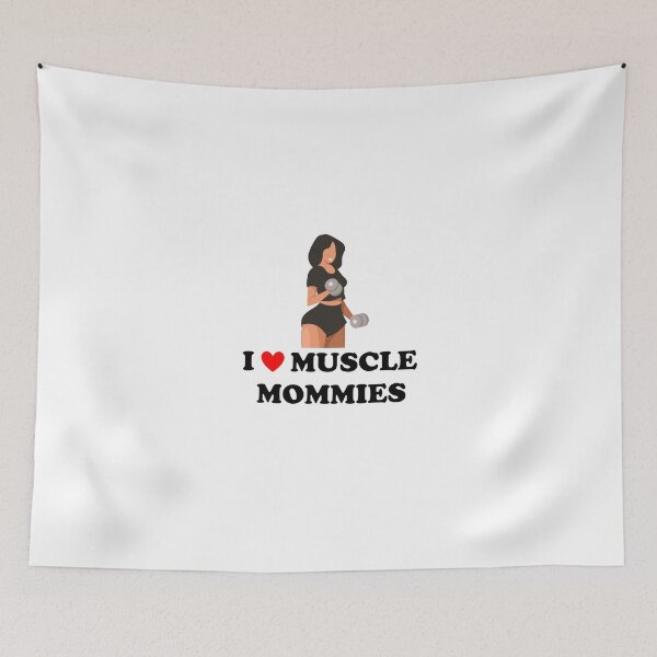 Item preview, I Love Muscle Mommies | I Love Hot Moms | I Love MILFs | Hot Mom designed and sold by Furia LGBTQ+ Accessories.