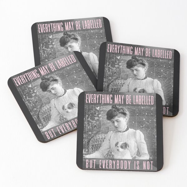 Item preview, Edith Wharton portrait and quote: Everything may be labelled- but everybody is not designed and sold by artbleed.