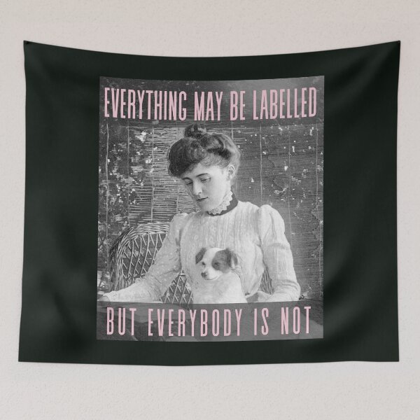 Item preview, Edith Wharton portrait and quote: Everything may be labelled- but everybody is not designed and sold by artbleed.