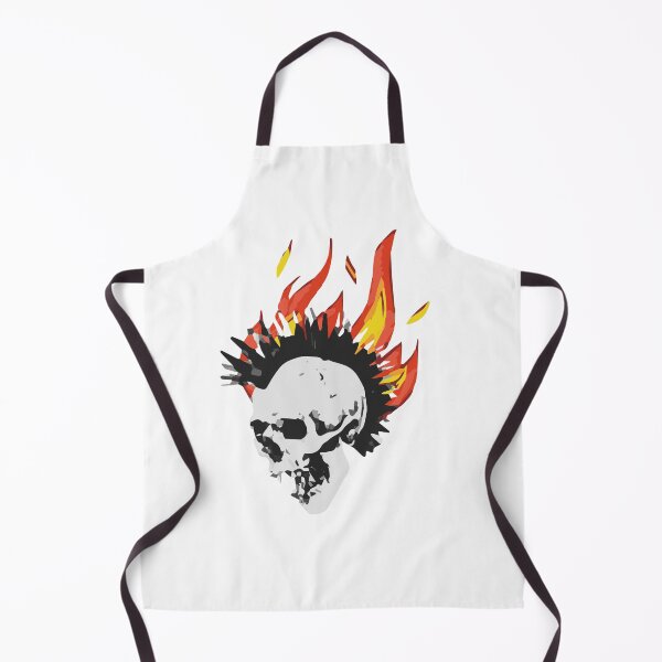 Item preview, White shirt. Flaming skullcap. designed and sold by Gadget80.