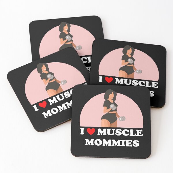 Item preview, I Love Muscle Mommies | I Love Hot Moms | I Love MILFs | Hot Mom designed and sold by Furia LGBTQ+ Accessories.