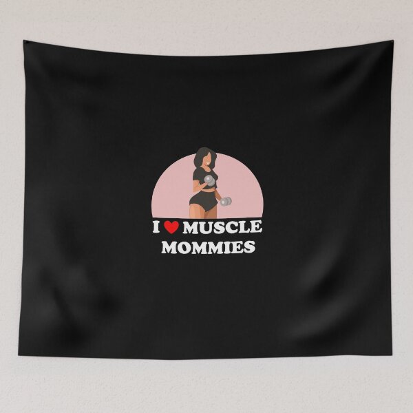 Item preview, I Love Muscle Mommies | I Love Hot Moms | I Love MILFs | Hot Mom designed and sold by Furia LGBTQ+ Accessories.