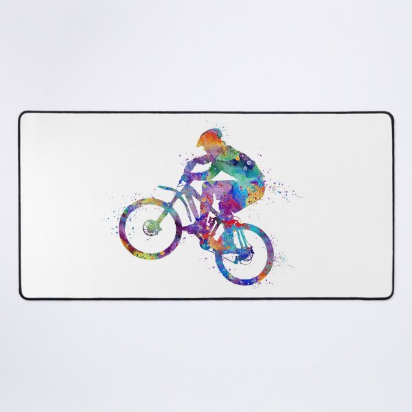 Item preview, Boy Mountain Bike Cycling Watercolor designed and sold by LotusGifts.