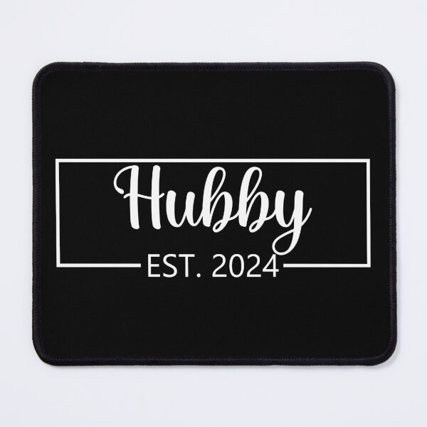 Item preview, Hubby Est 2024 | Hubby Wifey 2024 | Engagement Gift | Honeymoon | Wedding Anniversary 2024 designed and sold by AMINE  ★★★★★.