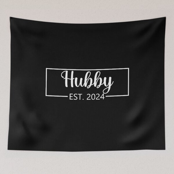 Item preview, Hubby Est 2024 | Hubby Wifey 2024 | Engagement Gift | Honeymoon | Wedding Anniversary 2024 designed and sold by AMINE  ★★★★★.