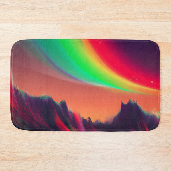 Item preview, Colorful Aurora Borealis on another planet - Digital Art designed and sold by The Iconic Minimalist.