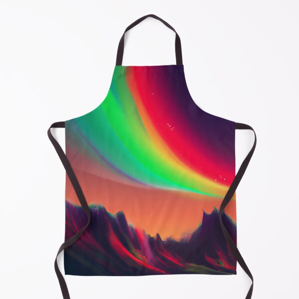 Item preview, Colorful Aurora Borealis on another planet - Digital Art designed and sold by The Iconic Minimalist.