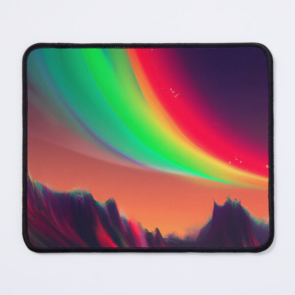 Item preview, Colorful Aurora Borealis on another planet - Digital Art designed and sold by The Iconic Minimalist.