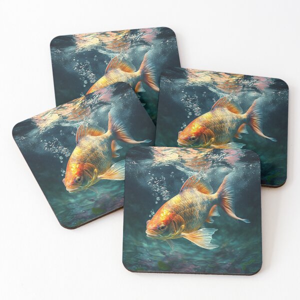 Artikelvorschau, Fisch im Meer. Farbiger Fisch im klaren Wasser entworfen und verkauft von Globuwear.