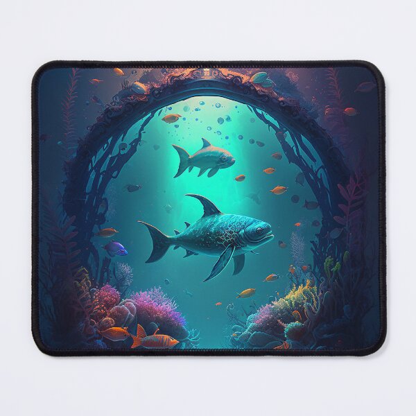 Item preview, Fantasy Underwater Landscape designed and sold by elnixart.