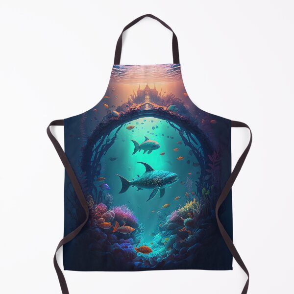 Item preview, Fantasy Underwater Landscape designed and sold by elnixart.