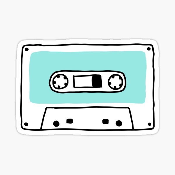 Back to 90s Stickers Pack. Retro Electronics Doodle Drawings Sticker for  Sale by AnnaShalygina