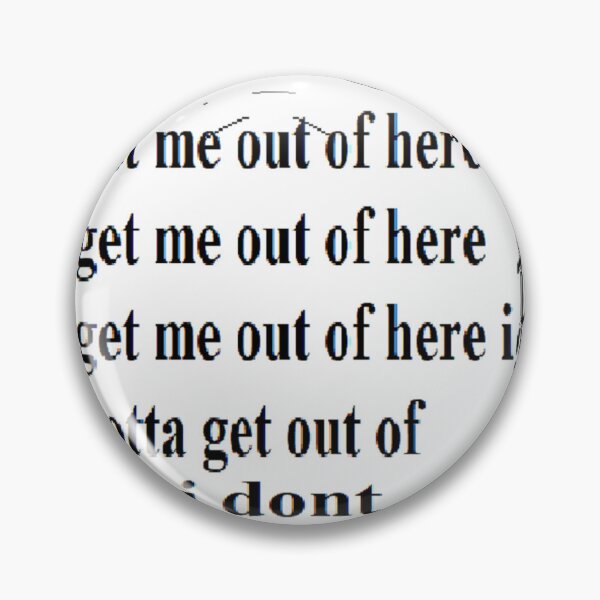 Item preview, get me out of here designed and sold by dreamcarp.
