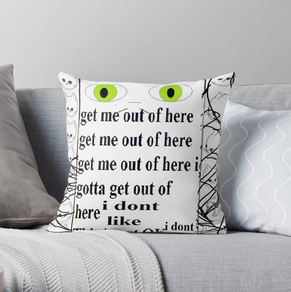 Make It Out Of Here Alive Throw Pillow