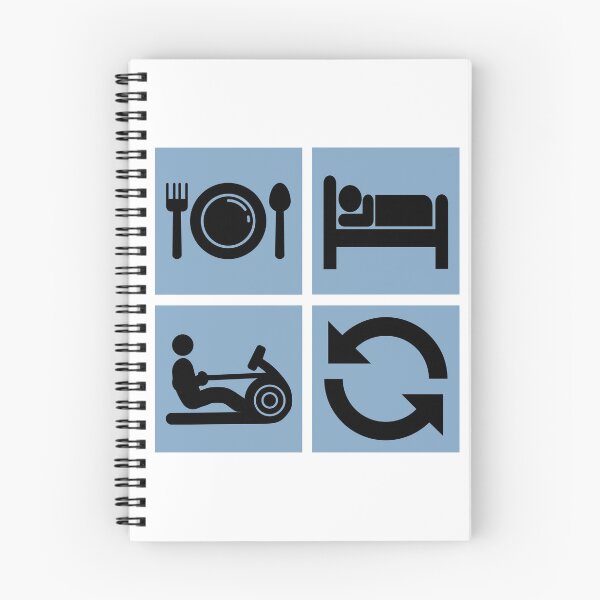 Item preview, Erging Graphic - Eat, Sleep, Erg, Repeat designed and sold by QuipSally.