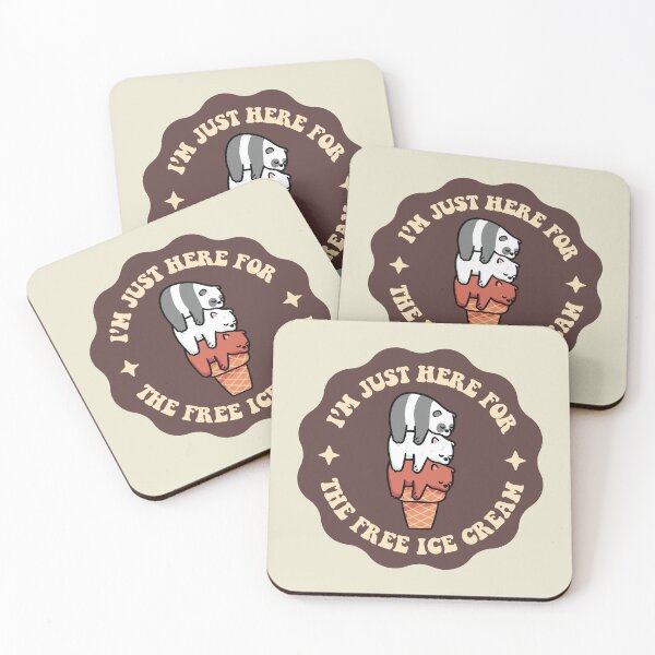 Item preview, I Am Just Here For The Free Ice Cream designed and sold by bolimj.