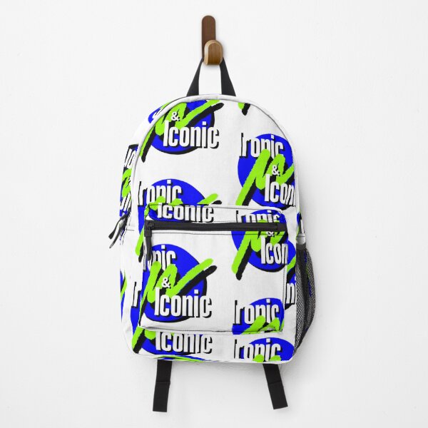 Item preview, Ironic & Ironic (Blue) designed and sold by Gonzo's Rad Design Shop.