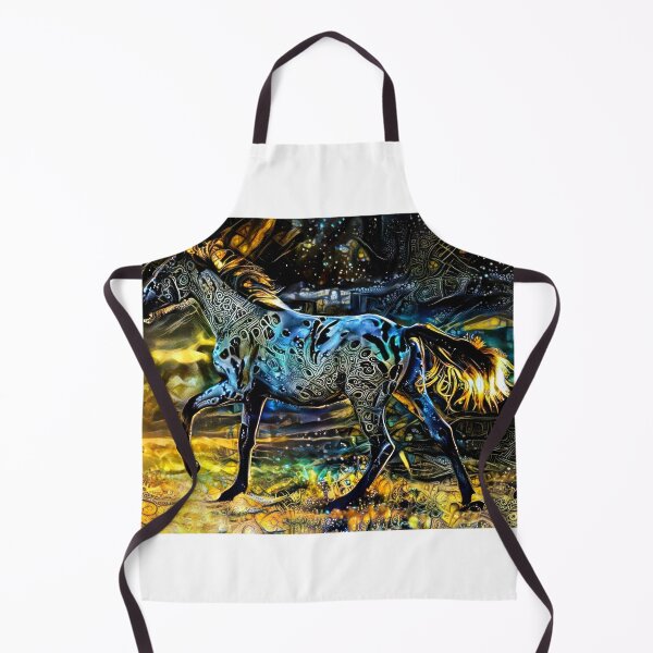 Item preview, Appaloosa horse walking – golden night design designed and sold by NickoPrints.