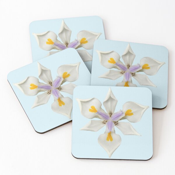 Item preview, African Iris on light blue designed and sold by quentinjlang.