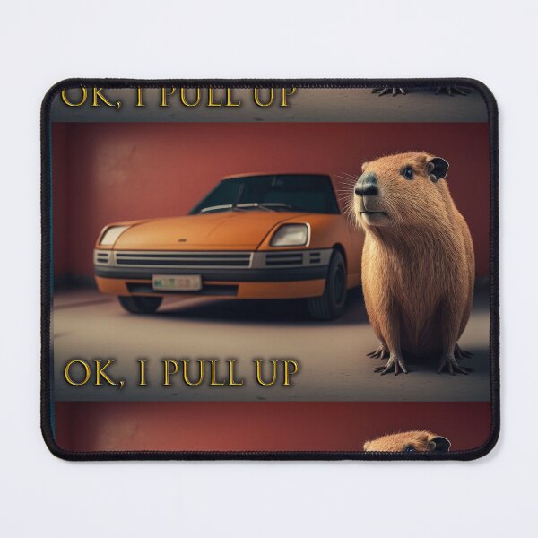 Item preview, Ok I Pull Up Elegant Capybara Print designed and sold by Animally-Ai.