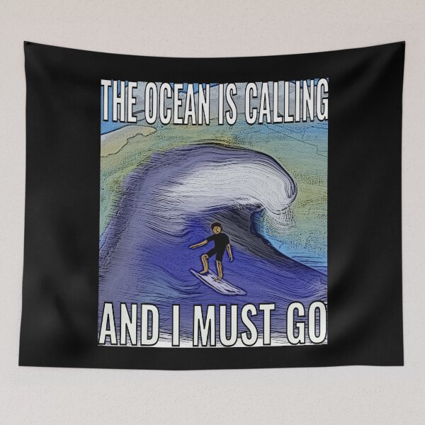 Item preview, The ocean is calling and I must go designed and sold by CottagePop.