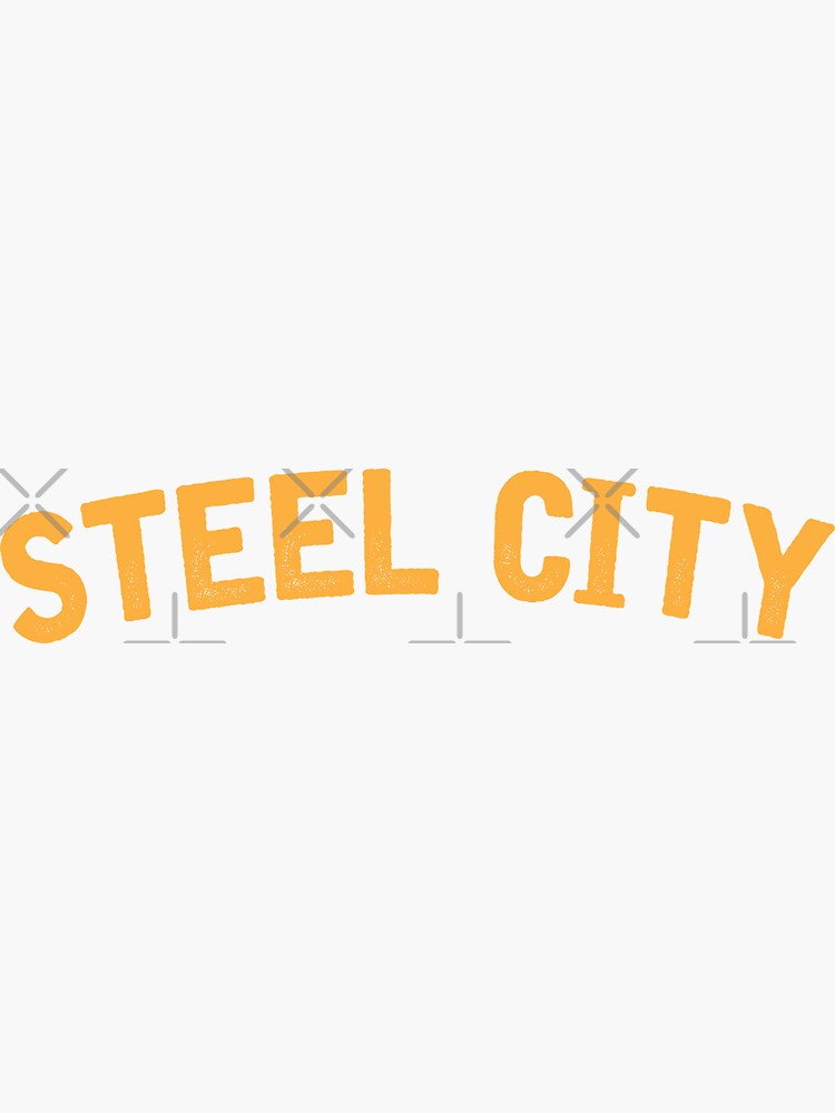 "Steel City" Sticker by DJBALOGH Redbubble
