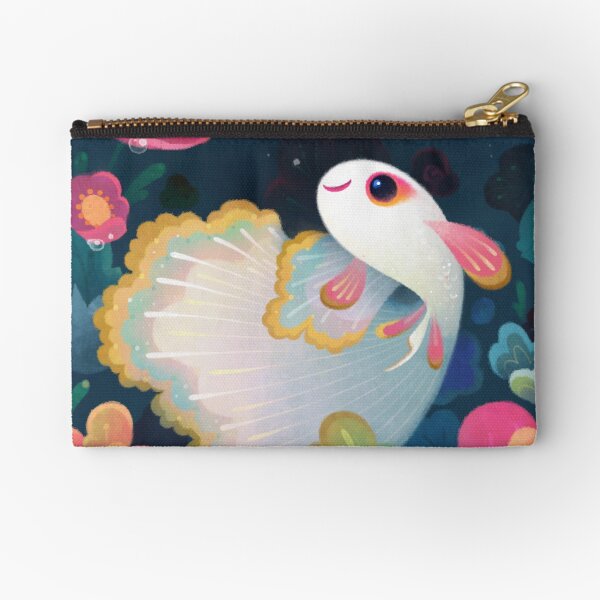 Flower guppy Zipper Pouch