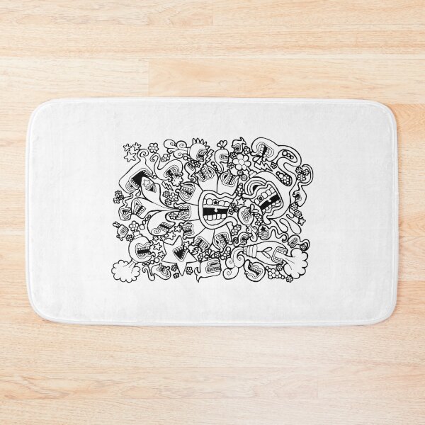 Item preview, Flower Doodle Fight designed and sold by Gioco Roesch.