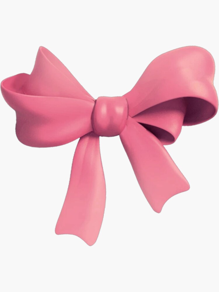 Coquette balletcore ribbon bow | Sticker